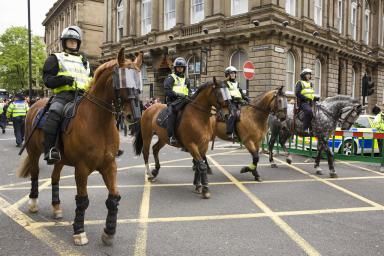 Mounted Police Officer - Career Profile Police Officer Duties, Mounted Police, Police Patrol, Police K9, Horse Wallpaper, Crowd Control, Horse Aesthetic, Police Uniforms, Law Enforcement Officer