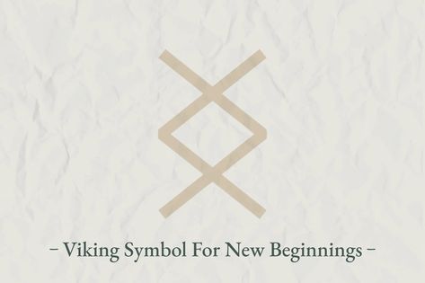 Viking Symbol For New Beginnings New Start Tattoo Symbols, Symbol Of New Beginnings, New Beginning Tattoo For Men, Symbols For New Beginnings, Norse Tattoo Ideas, Tattoo New Beginnings, Daria Tattoo, New Beginning Symbol, Symbol For New Beginnings