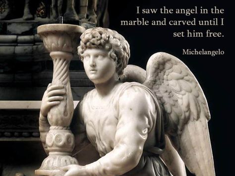 No 16 'I saw the angel in the marble and carved until I set him free.' - Michelangelo About Albert Einstein, I Saw An Angel, Picasso Quote, Songs Of Innocence, Read My Mind, Childhood Quotes, Top Paintings, Italian Sculptors, Albert Einstein Quotes