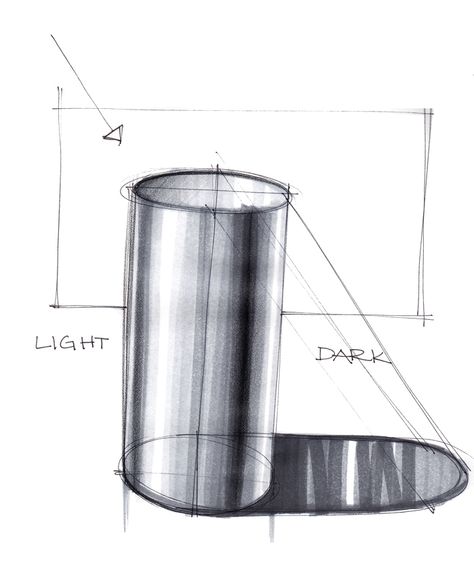 Inox Texture, Steel Drawing, Rendering Techniques, Sketching Tips, Texture Drawing, Music Drawings, Industrial Design Sketch, Sketches Tutorial, Sketch Markers