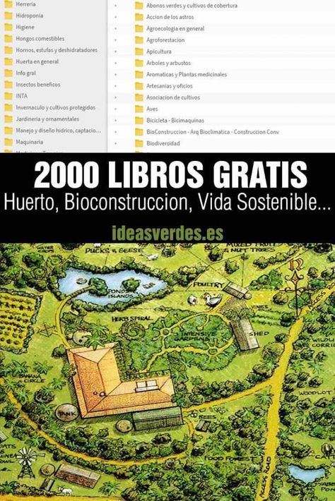 Ideas Ecologicas, Permaculture Gardening, Food Forest, Fish Farming, Natural Building, Earthship, Replant, Small Farm, Green Life