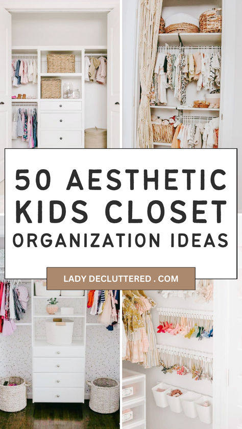 Organized kids closets. Small Kids Closet Storage, Toddler Closet Toys, Organizing Kids Shoes In Closet, Children’s Room Closet, Kids Closet Shelving Ideas, Kids Open Closet Ideas, Kids Custom Closet, Open Closet Ideas Kids, Child Closet Organization