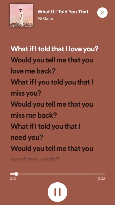 Ali Gatie, Wedding Song, Wedding Songs, Told You, I Need You, Need You, I Miss You, I Missed, What If