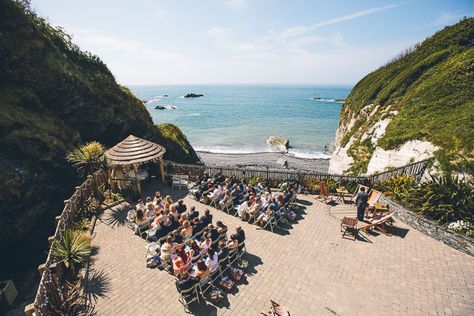 Tunnels Beaches Wedding Photography outdoor uk wedding venue Wedding Ceremony Outside, Beaches Wedding, Bristol Wedding, Devon Wedding, Beach Wedding Centerpieces, Garden Wedding Reception, Wedding Venues Uk, Beautiful Beach Wedding, Beach Wedding Inspiration