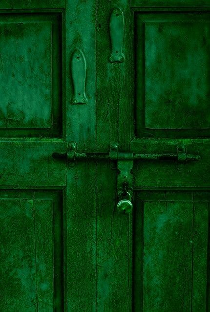 aportalofcolors: ∞ A Portal of Infinite Colors ∞ Behind The Green Door, Green Shot, Verde Smeraldo, Green Inspiration, Prime Colors, Green Door, Green Collection, Simple Green, Beautiful Doors