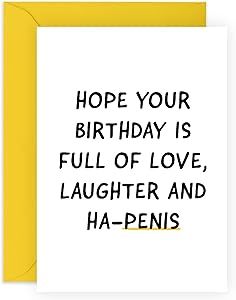 CENTRAL 23 Best Friend Birthday Card - Naughty Birthday Cards For Women Men Gay - Funny Birthday Card For Her Him They - Comes With Fun Stickers Funny Birthday Cards For Husband, Funny Birthday Cards For Best Friends, Inappropriate Birthday Cards, Dirty Birthday Cards, Gay Birthday Cards, Best Friend Birthday Card, Cards For Women, Sarcastic Birthday, Best Friend Birthday Cards