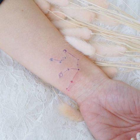 Aquarius Tattoo Constellation, Aquarius Constilation Tattoo, Aquarius Star Constellation Tattoo, Aquarius Tattoo Constellation Stars, Aquarius Star Constellation, Aquarius Constellation Tattoo, Aquarius Constellation, Constellation Tattoos, Zodiac Signs Aquarius