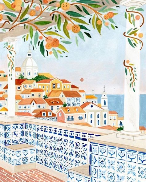 Amber Davenport, Travel Barcelona, Mediterranean Art, Posters Wall Art, Wall Art Picture, Posters Wall, Home Decor Paintings, Wall Art Pictures, Posters And Prints