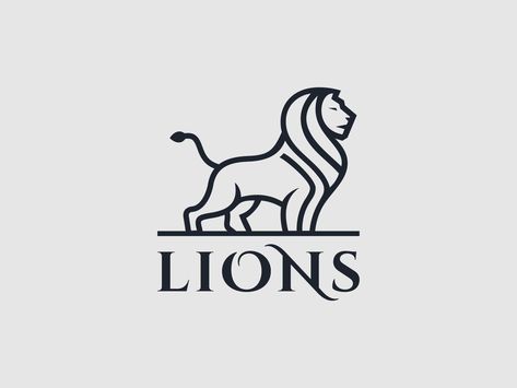 Minimal lion logo, suitable for many business orientation. Lion Logo Design, Lion Book, Boda Ideas, Design Layouts, Simple Designs To Draw, Lion Logo, Graphic Design Layouts, Website Designs, Logo Inspiration