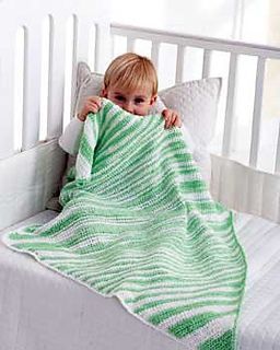 Ravelry: Green Crochet Blanket pattern by Bernat Design Studio Striped Baby Blanket, Crochet Baby Blanket Free Pattern, Crochet Afghan Patterns Free, Blanket Crochet Pattern, Baby Afghan Crochet, Striped Blankets, Manta Crochet, Crochet Patterns Free Blanket, Baby Afghans