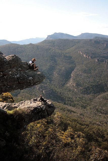 The Balconies in Grampians National Park, #Australia via visitheworld Mountain Love, Australian Travel, Victoria Australia, Canberra, Commonwealth, Oh The Places Youll Go, Australia Travel, On The Edge, New South Wales