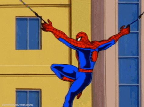 Spider Man Stickers, Spiderman The Animated Series, Spiderman Swinging, Spiderman Gif, Marvel Vs Capcom Infinite, Spiderman Meme, Men 90s, Spiderman Cartoon, Spiderman Drawing