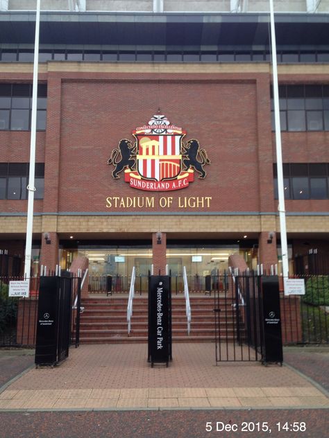 Stadium of Light Sunderland Stadium Of Light Sunderland, Stadium Of Light, Sunderland Afc, Stadium Lighting, Mercedes Benz Cars, Benz Car, Sunderland, Car Parking, Places Ive Been