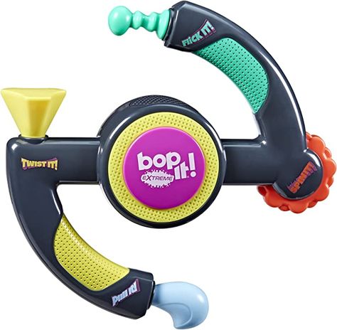 Amazon.com: Hasbro Gaming Bop It! Extreme Electronic Game for 1 or More Players, Fun Party Game for Kids Ages 8+, 4 Modes Including One-On-One Mode, Interactive Game : Toys & Games Bop It, Funny Party Games, Cool Games To Play, Kids Electronics, Adult Party Games, Fun Party Games, Fun Games For Kids, Game For Kids, Kids Party Games