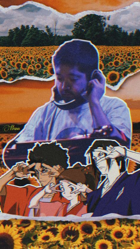 🎶🐓🦋🐡🌻 Samurai Champloo Aesthetic, Nujabes Wallpaper, Music Related Wallpapers, Samurai Champloo Wallpapers, Beck Mongolian Chop Squad, Mongolian Chop Squad, Japanese Vibes, Manga Style Art, Vagabond Manga