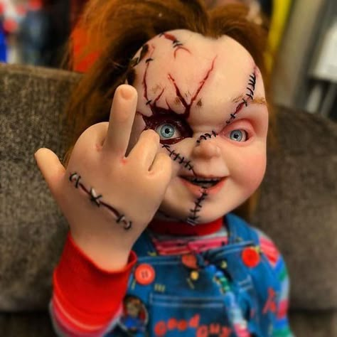 Chucky Tiffany, Good Guy Doll, Chucky Doll, Bride Of Chucky, Horror Movie, Mood Pics, Horror Movies, Wallpapers, Halloween