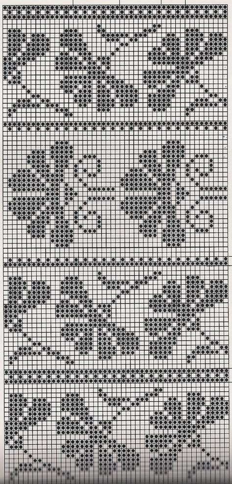 Motif Fair Isle, Fair Isle Chart, Colorwork Chart, Fair Isle Knitting Patterns, Fair Isles, Colorwork Knitting, Tapestry Crochet Patterns, Cross Stitch Borders, Crochet Tapestry