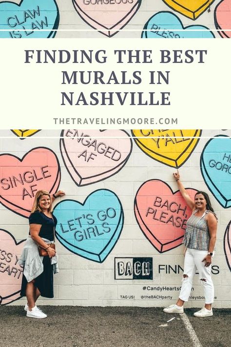 Nashville Mural Map and Guide Nashville Girls Weekend, Nashville Tennessee Vacation, Nashville Map, Nashville Murals, Nashville Travel Guide, Tennessee Road Trip, Weekend In Nashville, Nashville Restaurants, Nashville Vacation