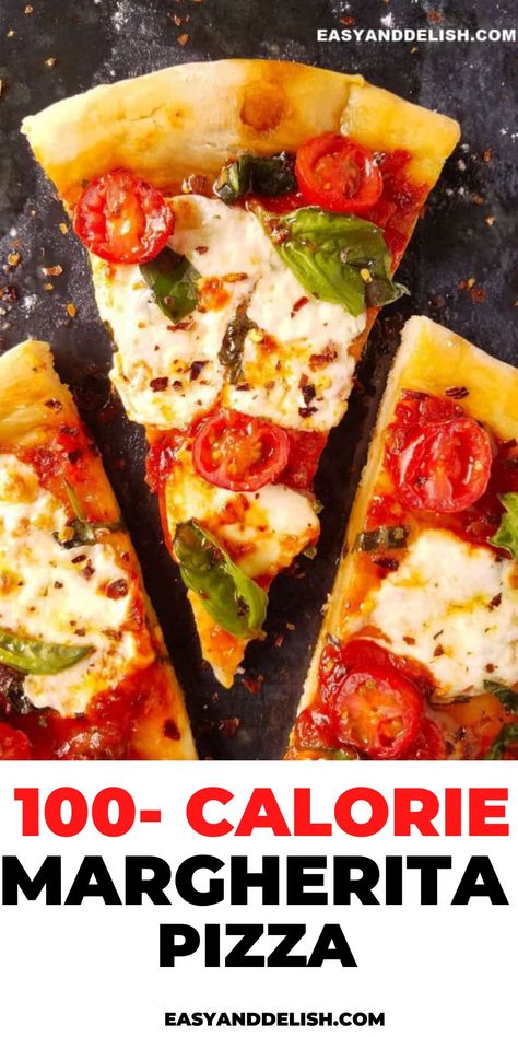 Healthy Margarita Pizza, Low Calorie Homemade Pizza, Low Calorie Tortilla Pizza, Low Cal Pizza Recipes, Low Fat Pizza Recipes, Low Calorie Flatbread Recipes, Low Calorie Pizza Recipes, Homemade Margherita Pizza, Baltimore House