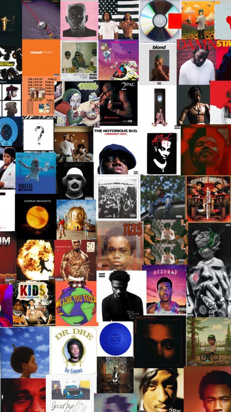 Album Wallpaper, Album Covers, Rap, Collage, Black