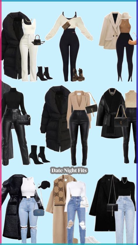 Outfits Con Botas Y Jeans, Blind Date Outfit, Date Outfits Casual, Winter Date Night Outfits, Jacket Outfit Women, Elevated Casual, Stylish Winter Outfits, Date Outfit, Winter Fashion Outfits Casual