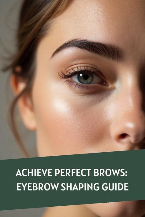 Achieve Perfect Brows: Eyebrow Shaping Guide Change Eyebrow Shape, Shaping Brows For Beginners, Brows Shaping Tutorial, Women’s Eyebrows, Eye Brow Shapes For Oval Face, How To Groom Eyebrows, How To Eyebrows Shaping, Perfect Brows Shape, Eye Brows For Round Face