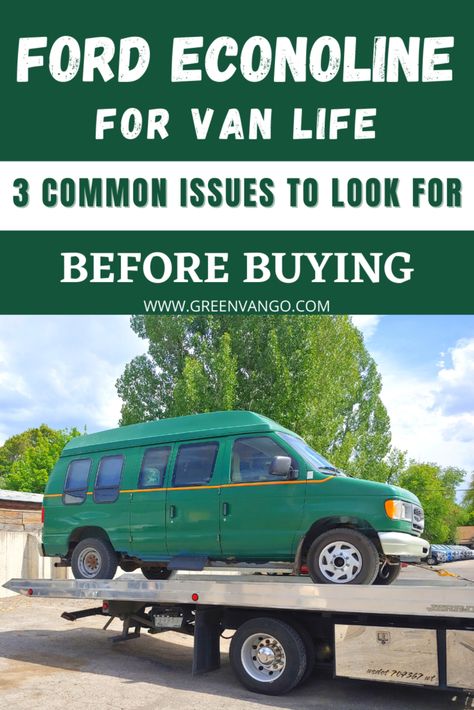 Ford Van Conversion, Econoline Van, Tiny Home On Wheels, Camper Van Life, Ford E Series, Old Campers, Build A Camper Van, Home On Wheels, Build A Camper