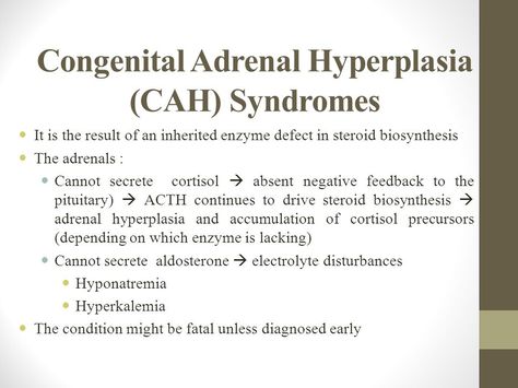 Adrenal Hyperplasia, Congenital Adrenal Hyperplasia, Adrenal Fatigue, Medical School, Chronic Illness, Negative Feedback, Medical