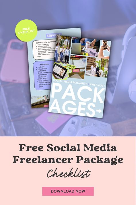 Download our free checklist that covers all things social media manager packages. Use this checklist to audit your package options.

#socialmediamanager #socialmediamanagement #socialmediamarketer #freelancer #agencyowner #socialmediaagencyowner #socialmediafreelancer #femaleentrepreneur #smm #smma #marketing #marketingfunnel #funnel #marketingmanager #processes #systems #packages #package #smmpackages #socialmediapackages #checklist Social Media Packages, Free Checklist, Free Social Media, Marketing Funnel, Marketing Manager, Social Media Manager, Feel Confident, Funnel, Social Media Marketing