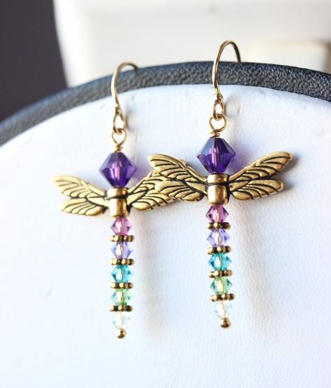 This Dangle & Drop Earrings item by JenniferLynnJewelry has 25 favorites from Etsy shoppers. Ships from Rush City, MN. Listed on Jul 23, 2024 Dragonfly Earrings Diy, Green Rainbow, Dragonfly Wings, Gray Jewelry, Dragonfly Jewelry, Jewelry Making Earrings, Beading Jewelery, Dragonfly Earrings, Diy Wire Jewelry