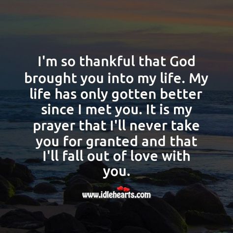 Thank You For Coming Into My Life, Wedding Vows Quotes, Vows Quotes, Finding Love Quotes, Anniversary Message, Falling Out Of Love, Thank You God, Anniversary Quotes, So Thankful