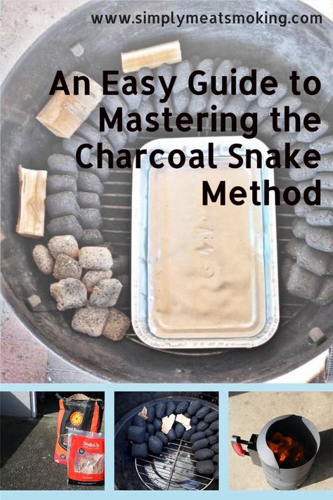 | Can I smoke a brisket on a charcoal grill? | Can I smoke meat on a gas grill? | Can I turn my Weber grill into a smoker? | Can I use lump charcoal in a Weber? | Can you put wood chips directly on charcoal? | Can you snake method with lump charcoal? | charcoal snake | How do you grill a snake? | How do you keep a charcoal grill at 225? | How do you make a charcoal snake? Charcoal Smoker Recipes, Charcoal Bbq Recipes, Grilled Ribs Charcoal, Charcoal Grill Recipes, Grilled Brisket, Salt Block Cooking, Weber Charcoal Grill, Brisket Recipes Smoked, Lump Charcoal