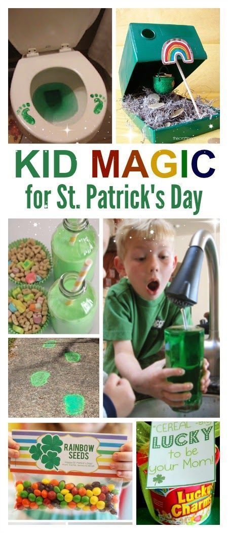 KID MAGIC: 10 Simple ways to make St. Patrick's Day magical for kids- I love these ideas! St Patricks Day Crafts For Kids, St Patrick Day Activities, Saint Patties, St Patrick's Day Crafts, St. Patricks Day, Saint Patrick's Day, St Paddys Day, Paddys Day, St Paddy