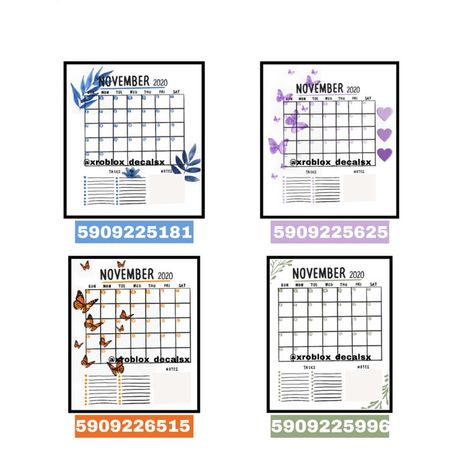 Roblox Decal Codes Calendar, Calendar Decal Bloxburg, Berry Avenue Decal Codes Pictures, Berry Avenue Decal Codes, Codes Pictures, Decal Bloxburg, Bloxburg School, Calendar Decal, Codes Bloxburg