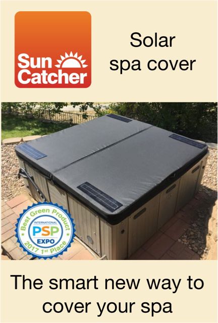 A durable, long-lasting hot tub cover.  The first spa cover to seamlessly include solar heating.  Easy to install, attractive, and it saves you hundreds on heating costs. Hot Tub Covers, Hot Tub Landscaping, Spa Cover, Diy Hot Tub, Modern Spa, Pool Covers, Tub Cover, Solar Cover, Hot Tub Cover