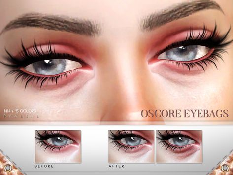 Eyebags in 15 colors. Found in TSR Category 'Sims 4 Female Skin Details' Sims 4 Cc Skin Details, Eye Bags Makeup, Mods Sims 4, Sims 4 Cc Eyes, Sims 4 Tsr, Die Sims 4, The Sims 4 Skin, Makeup Cc, The Sims 4 Pc