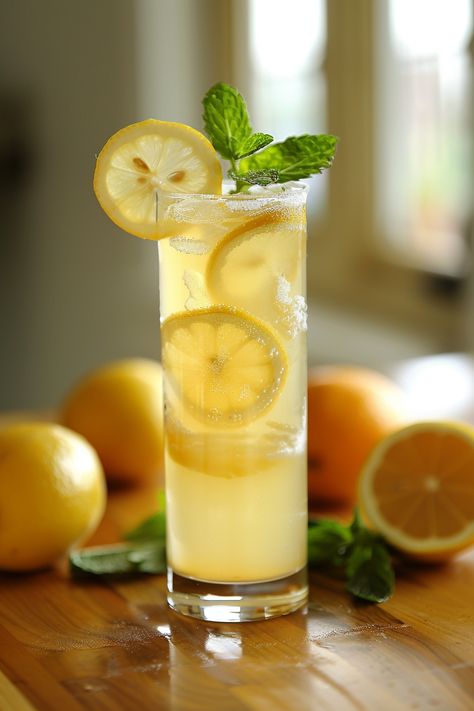 Refreshing Vodka Lemonade Recipe - Easy Homemade Cocktails #cocktails #cocktailrecipes Lemonade And Vodka, Lemonade Cocktail Recipe, Lemon Vodka, Citrus Cocktails, Vodka Lemonade, Lemonade Cocktail, Light Appetizers, Homemade Cocktails, Classic Cocktail Recipes