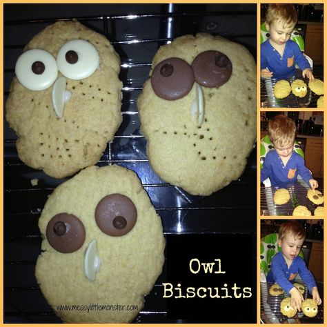 Diy Bird Feeders For Kids, Owl Babies Book, Bird Feeders For Kids, Baking For Kids, Owl Preschool, Bird Feeders For Kids To Make, Owl Activities, Owl Babies, Preschool Cooking