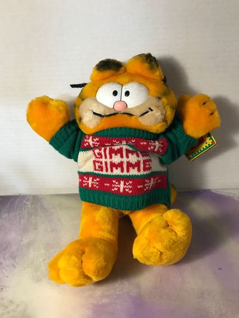 Garfield Merch, Garfield Plushies, Christmas Garfield, Garfield Collection, Garfield Stuff, Garfield Quotes, Garfield Plush, Garfield Images, Garfield Cartoon