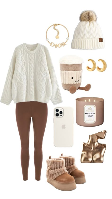 autumn cosy fall fit beige Cute Winter Clothes, Character Outfits Ideas, Cosy Fall, My Christmas Wishlist, Preppy Fall Outfits, Cosy Autumn, Shoujo Girl, Nyc Outfits, Mommy Outfits