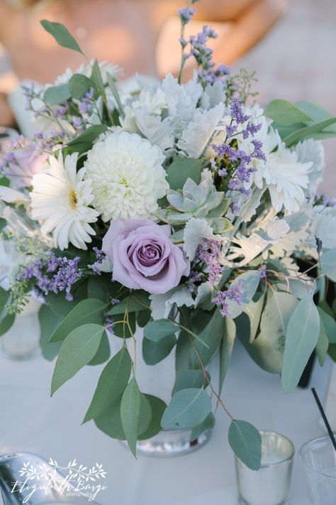 Lavender And Lilac Wedding Centerpieces, Purple And Sage Wedding Centerpieces, White Green Purple Wedding Centerpieces, Wedding Centerpieces With Lavender, Lavender And Green Wedding Centerpieces, Sage Green And Lavender Wedding Centerpieces, Lavender And Mint Green Wedding, Sage Green And Purple Table Setting, Mint Green And Lilac Wedding