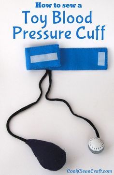 The felt medical kit I previously made my kids was missing a blood pressure cuff. Here's a DIY tutorial for how to sew a toy blood pressure cuff. Clean Crafts, Blood Pressure Cuff, Felt Play Food, Medical Kit, Fabric Purses, Sewing Projects For Kids, Sewing Toys, Sewing Projects For Beginners, Sewing Gifts