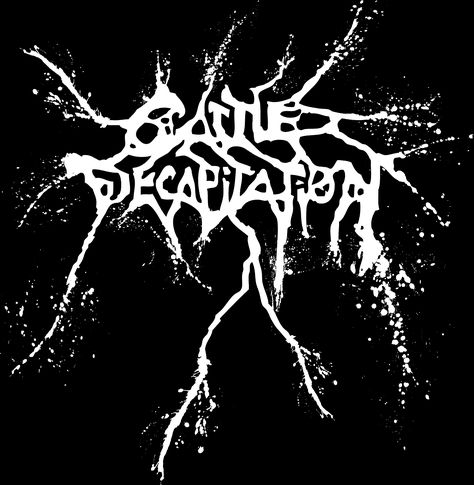 Cattle Decapitation Wallpaper, Cattle Decapitation, Norwegian Black Metal, Metal Band Logos, Metal Font, Metal Lettering, Art Zine, Design Moodboard, Heavy Metal Rock