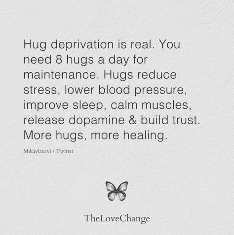 Hug Someone Today Quotes, Hug Quotes Healing, Healing Hugs, Hug Quotes, E Words, Child Rearing, Today Quotes, Mental Health Resources, Teaching Writing