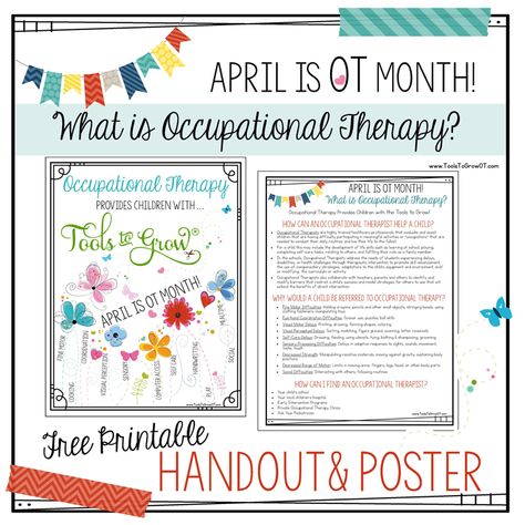 What is Occupational Therapy? FREE OT Month Poster & Handout What Is Pediatric Occupational Therapy, Occupational Therapy Appreciation Ideas, Occupational Therapy Month Ideas, Occupational Therapy Humor, What Is Occupational Therapy, Occupational Therapy Month, Sensory Processing Activities, Occupational Therapy Quotes, School Therapist