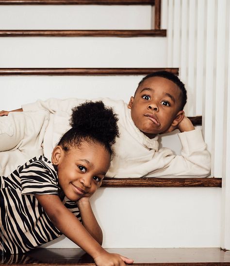 Brother and Sister Love by Sween Shots  - Stocksy United #family #sibling #style #fashion #cutekids Black Sibling Photoshoot, Black Siblings Aesthetic, Brother And Sister Pictures, Black Siblings, Subconscious Programming, Brother Sister Photos, United Family, Siblings Goals, Sibling Love