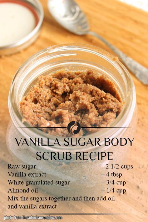 Make Body Scrub, Sugar Body Scrub Recipe, Easy Diy Body Scrub, Diy Body Scrubs, Diy Body Scrub Recipes, Diy Sugar Scrub Recipe, Săpunuri Handmade, Body Scrub Recipe, Diy Body Butter