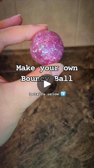 1.9K views · 253 reactions | Make your own bouncy ball with only 3 simple ingredients! ⤵️

This recipe can be made in less than 5 minutes and are soo cool! It's a great craft which can double as a science experiment.

Here's what you'll need:

🔸️1/4 cup Boiling water
🔸️1/2 Tablespoon Borax
🔸️2 Tablespoons Elmer's clear glue (can use colored glue as well)
🔸️Glitter (optional)

How to make it:

Step 1: Make the borax solution by adding borax to the boiling water. Stir well until the borax is dissolved. Set aside to cool.

Step 2: Add the clear glue to a small bowl.
Add glitter in your favourite colour. Stir until the glitter is well combined with the glue.

Add 1 teaspoon of the borax mixture to the glitter glue and stir.

Add another teaspoon of the borax mixture and stir until the glue Homemade Bouncy Ball Recipe, How To Make Bouncy Balls, How To Make A Bouncy Ball, Flubber Recipe With Borax And Glue, Glitter Bouncy Balls Diy, Diy Bouncy Balls With Borax And Glue, Make Slime With Borax And Glue, Bouncy Ball, Bouncy Balls