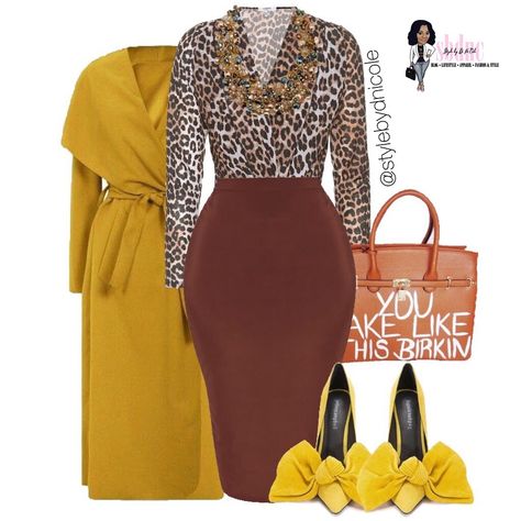 Style by D. Ni'Cole on Instagram: “A D. Ni'Cole inspired look.” Boss Attire, Queen Butterfly, Gold Outfits, Dope Shirt, Romantic Outfit, Professional Attire, Career Dress, Muslimah Fashion, Work Attire