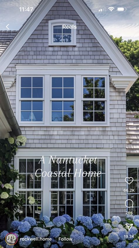 Nantucket House Exterior, Nantucket Style Homes Exterior, Nantucket Houses, Nantucket House, Nantucket Style Homes, Tiny House Village, Nantucket Style, Hudson Homes, Shingle Style Homes